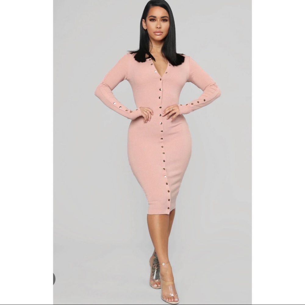 💕 Fashion Nova “Vintage Jam” Dress - Women’s Large 👗